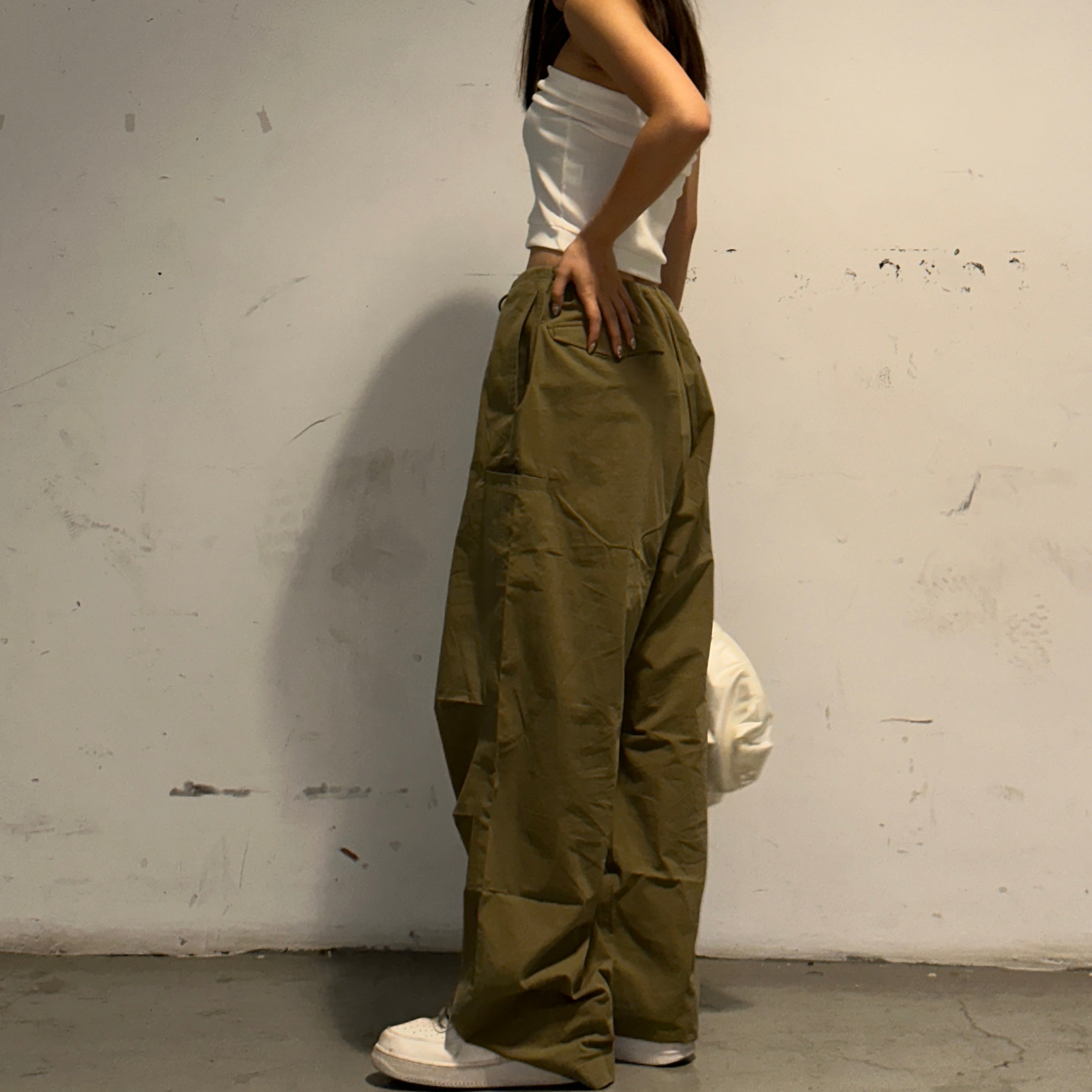 Ulla Solid Ballon Pants