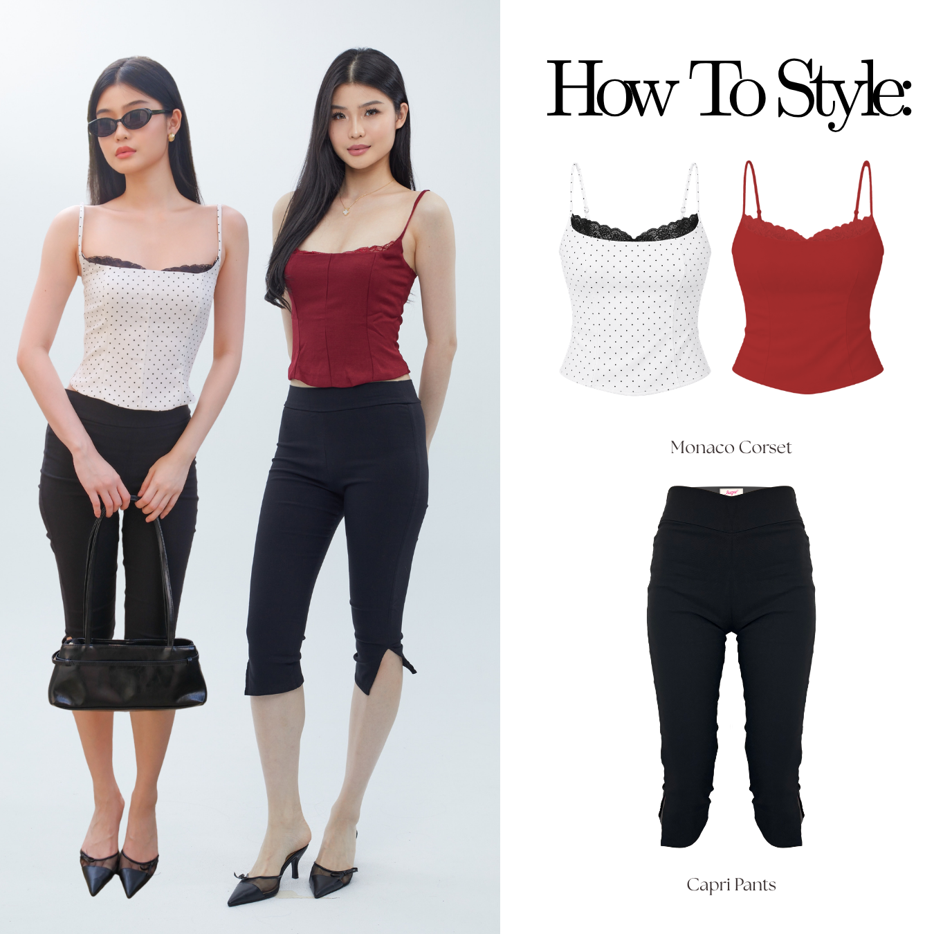 Monaco Corset Top - 6 colours