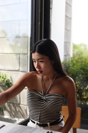 【一衣两穿~平價解鎖高級感】Striped 2 Way Tube Top