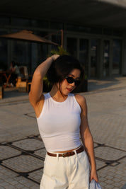 【夏日清爽入膊背心! 無束縛】Basic Solid Crop Tank Top