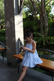 【背心蛋糕裙】Solid Ruffle Cami Mini Dress