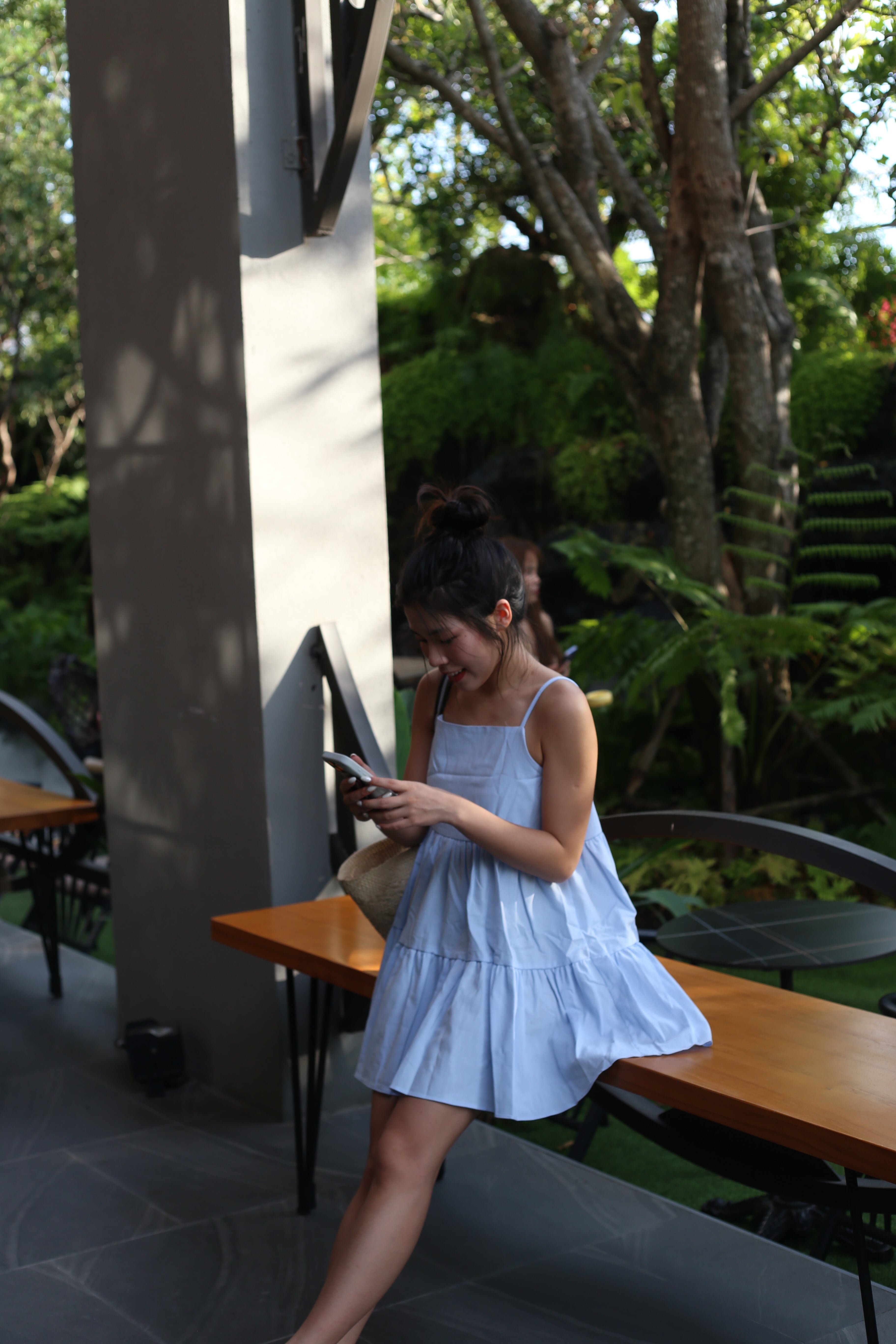 【背心蛋糕裙】Solid Ruffle Cami Mini Dress