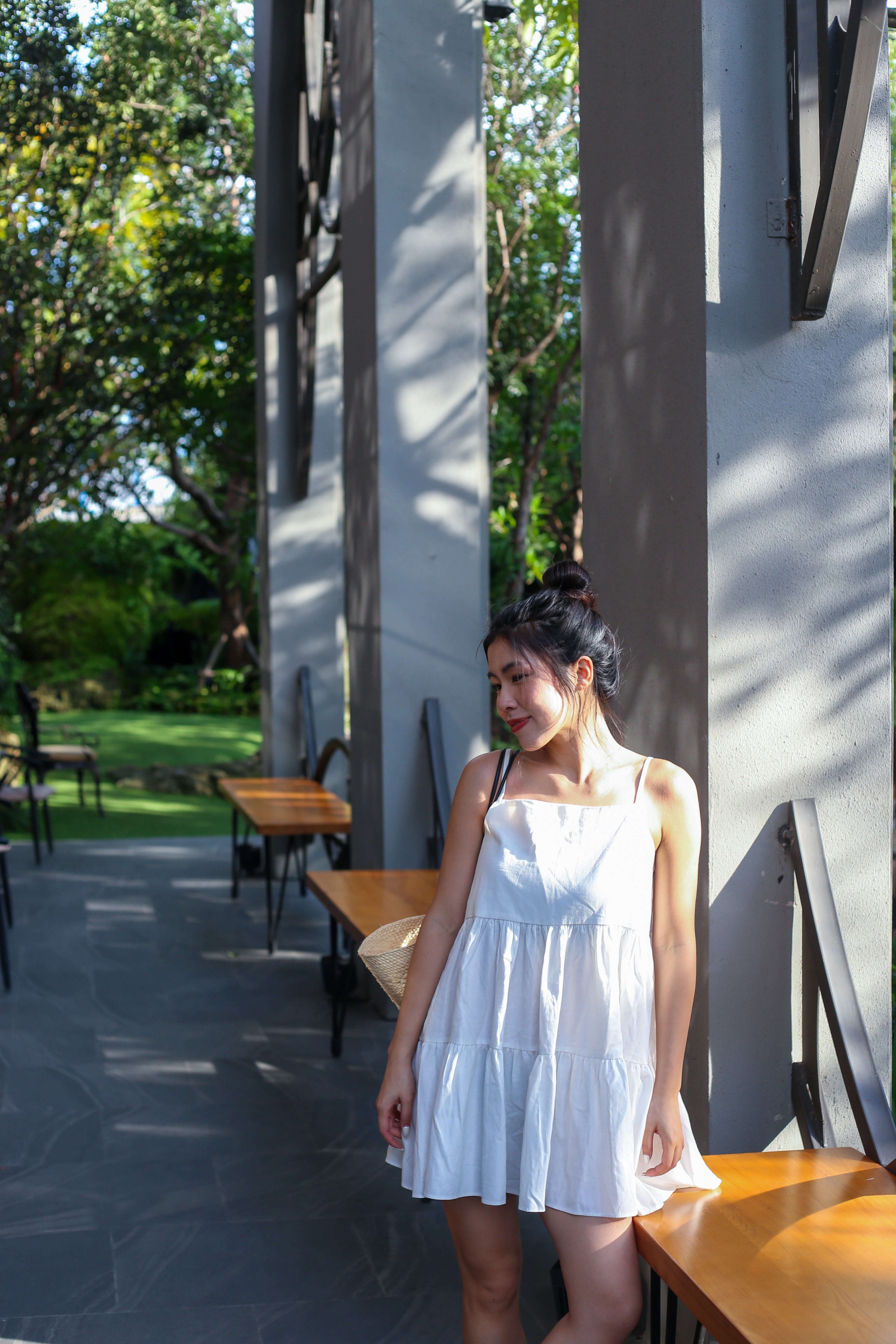 【背心蛋糕裙】Solid Ruffle Cami Mini Dress