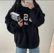 【🇰🇷韓國連線｜情侶裝ok!!】USA Fluffy Hoodies