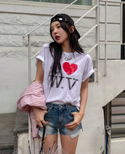 【春夏必備！】I Love Wave T Shirt