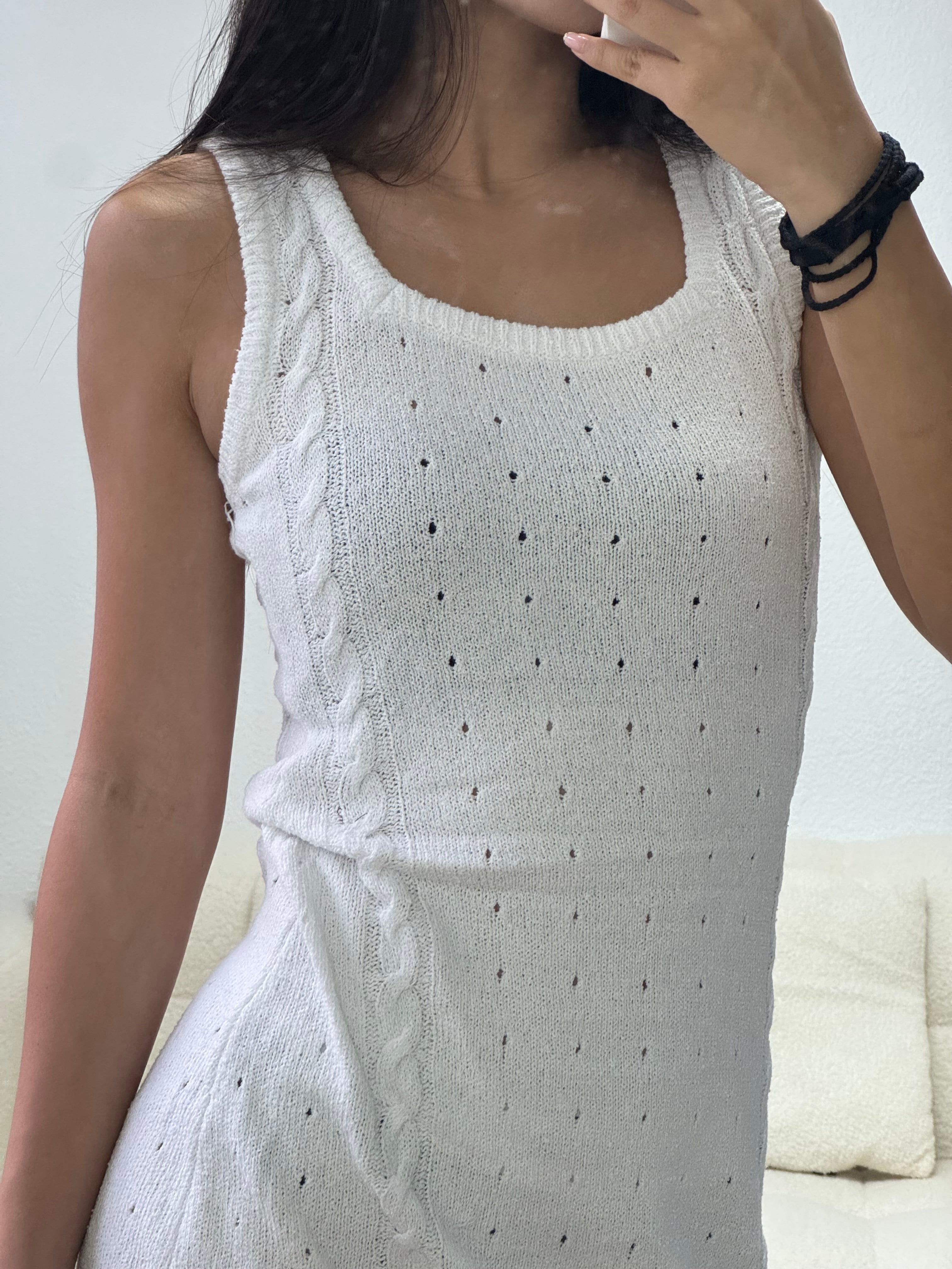 【限量超抵價｜售完即止】Basic Solid Knit Tank Dress
