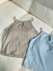 【✔️PAD｜水滴Cut位設計】Avery Solid Padded Bra Top