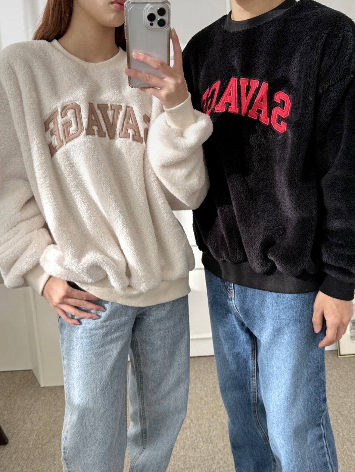 【情侶裝ok!!】Savage Fluffy Hoodies