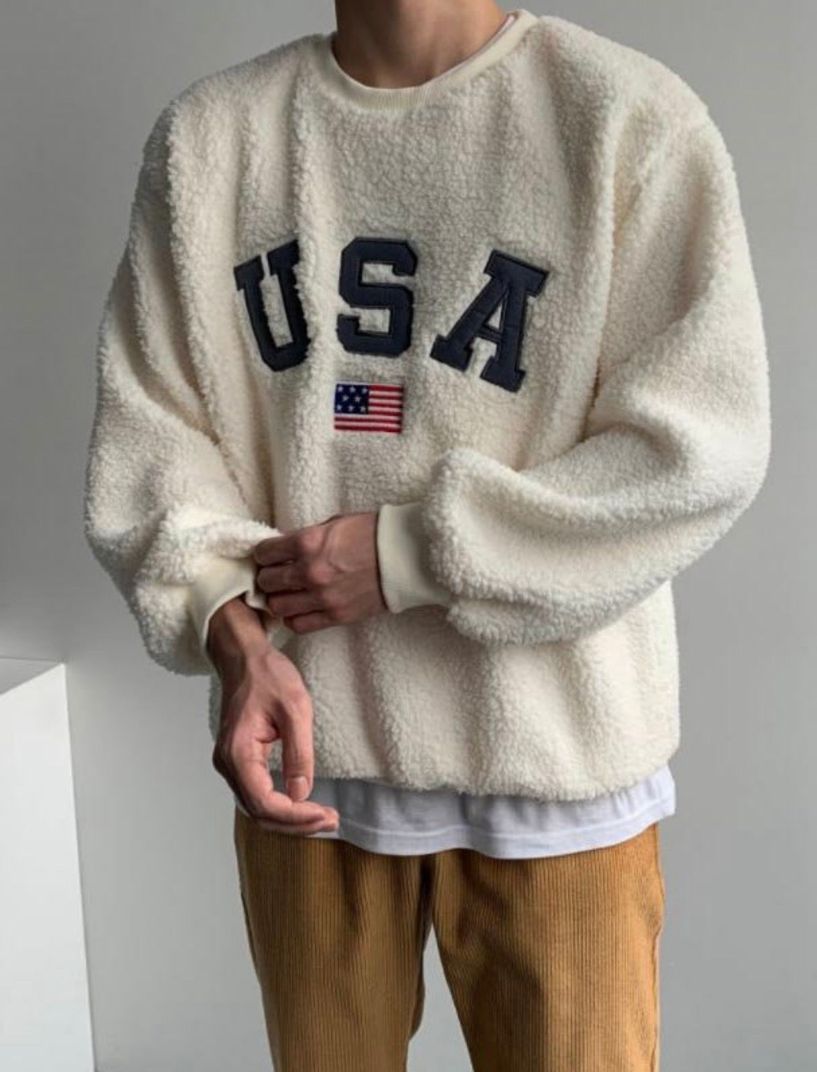 【🇰🇷韓國連線｜情侶裝ok!!】USA Fluffy Hoodies
