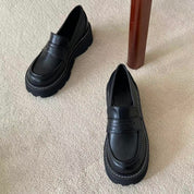 【小個子友好～增高5cm！】Basic Solid Plain Loafers