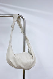 Solid Croissant Ajustable Strap Bag