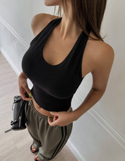【✔️PAD｜$99超抵價！】Basic Solid Halter Padded Top