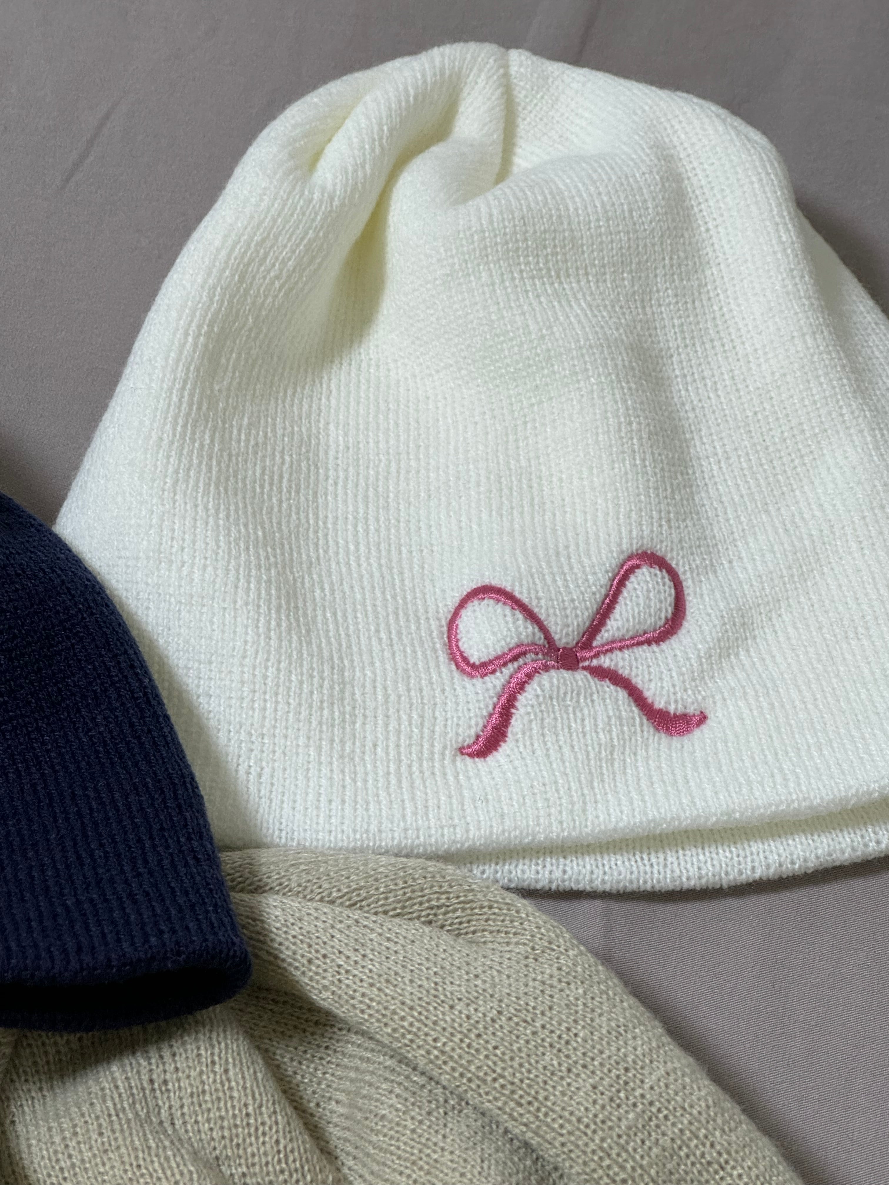 *INSTOCK*【芭蕾風冷帽🎀】Ribbon Beanie