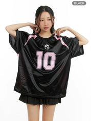 【Y2K必備🪩】Number 10 Adjustable Jersey