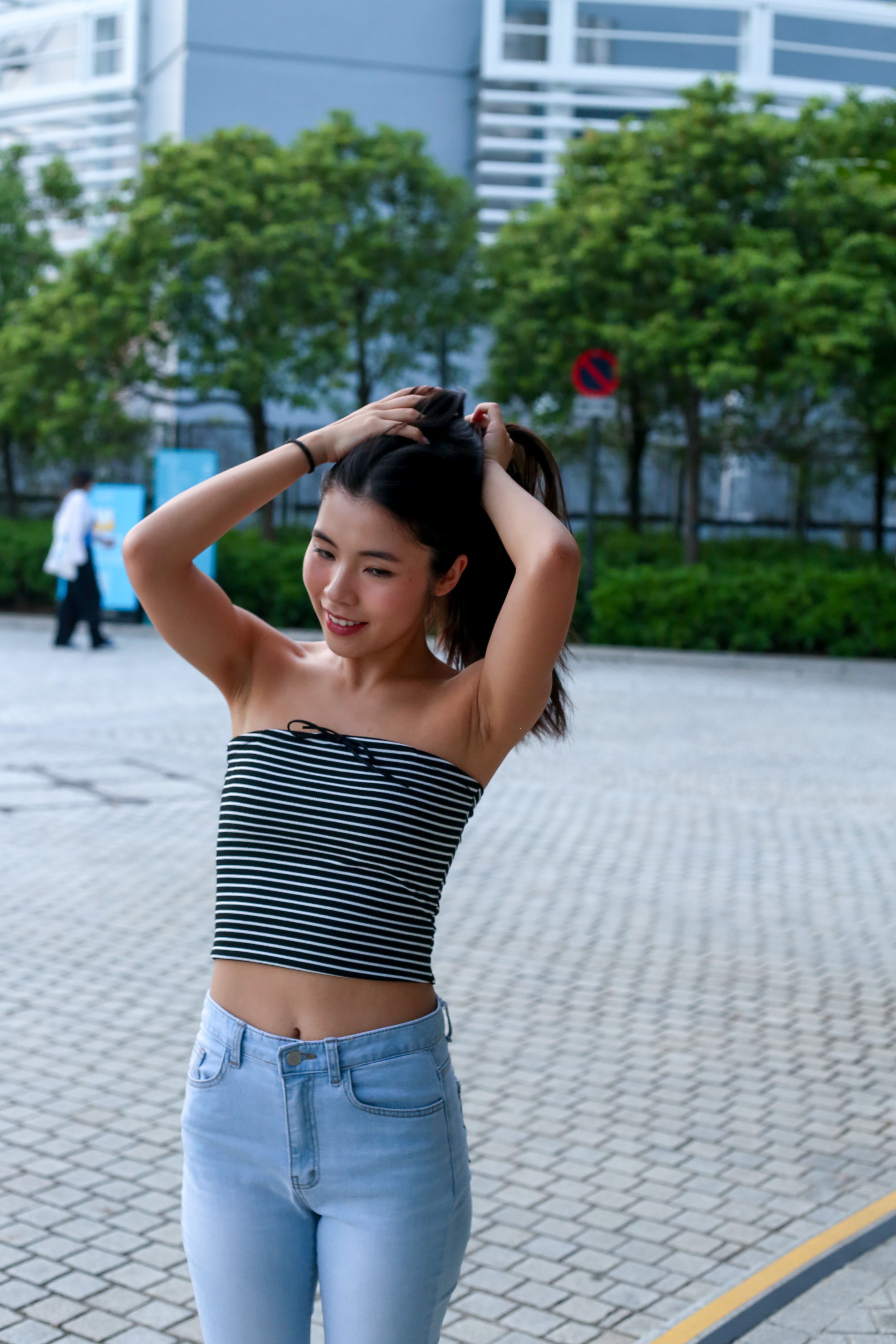 【✔️PAD｜高CP值之選】Striped Padded Tube Top