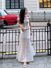 【法式復古!!氣質Lace魚尾裙】Lace Mermaid Maxi Dress