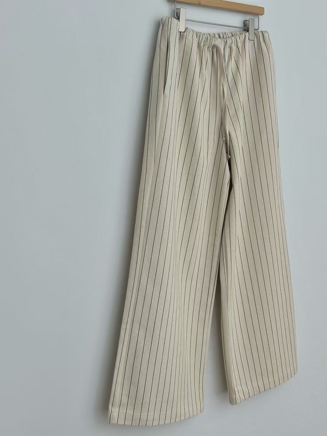 【顯腳長！知性直腳細條紋長褲】Striped Cozy Pants