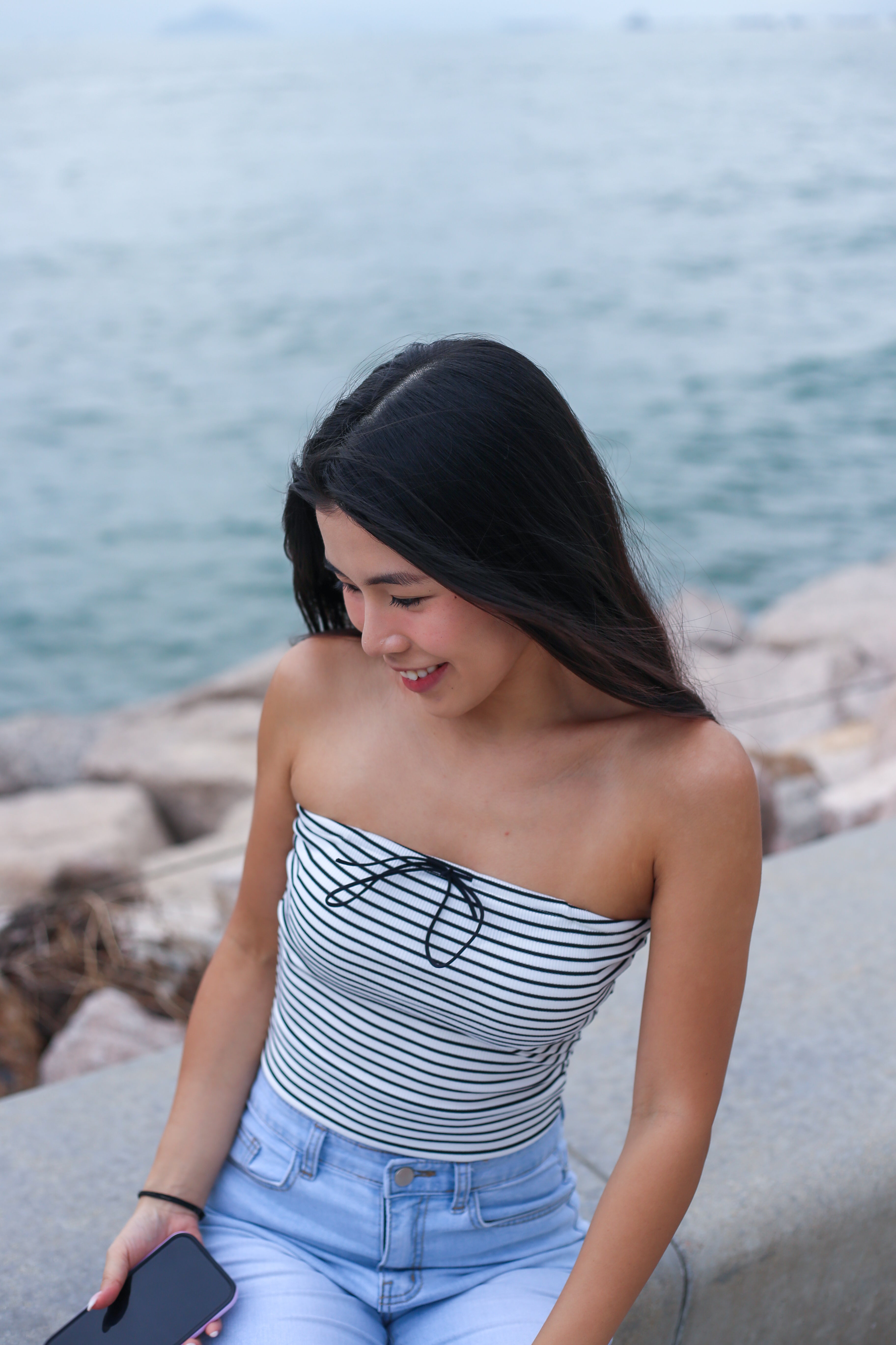 【✔️PAD｜高CP值之選】Striped Padded Tube Top