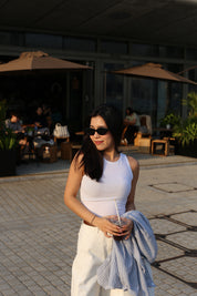 【夏日清爽入膊背心! 無束縛】Basic Solid Crop Tank Top
