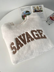 【情侶裝ok!!】Savage Fluffy Hoodies