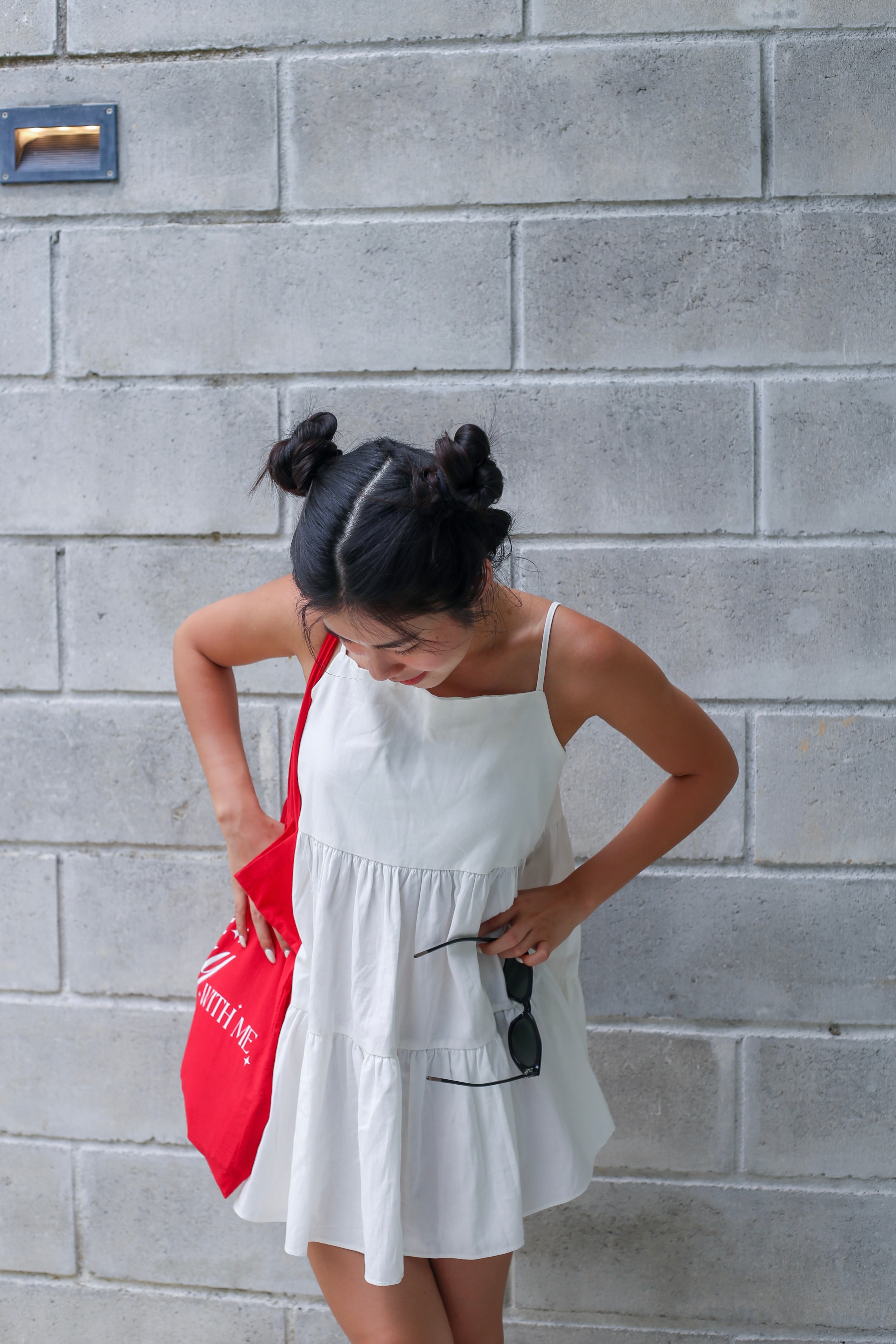 【背心蛋糕裙】Solid Ruffle Cami Mini Dress
