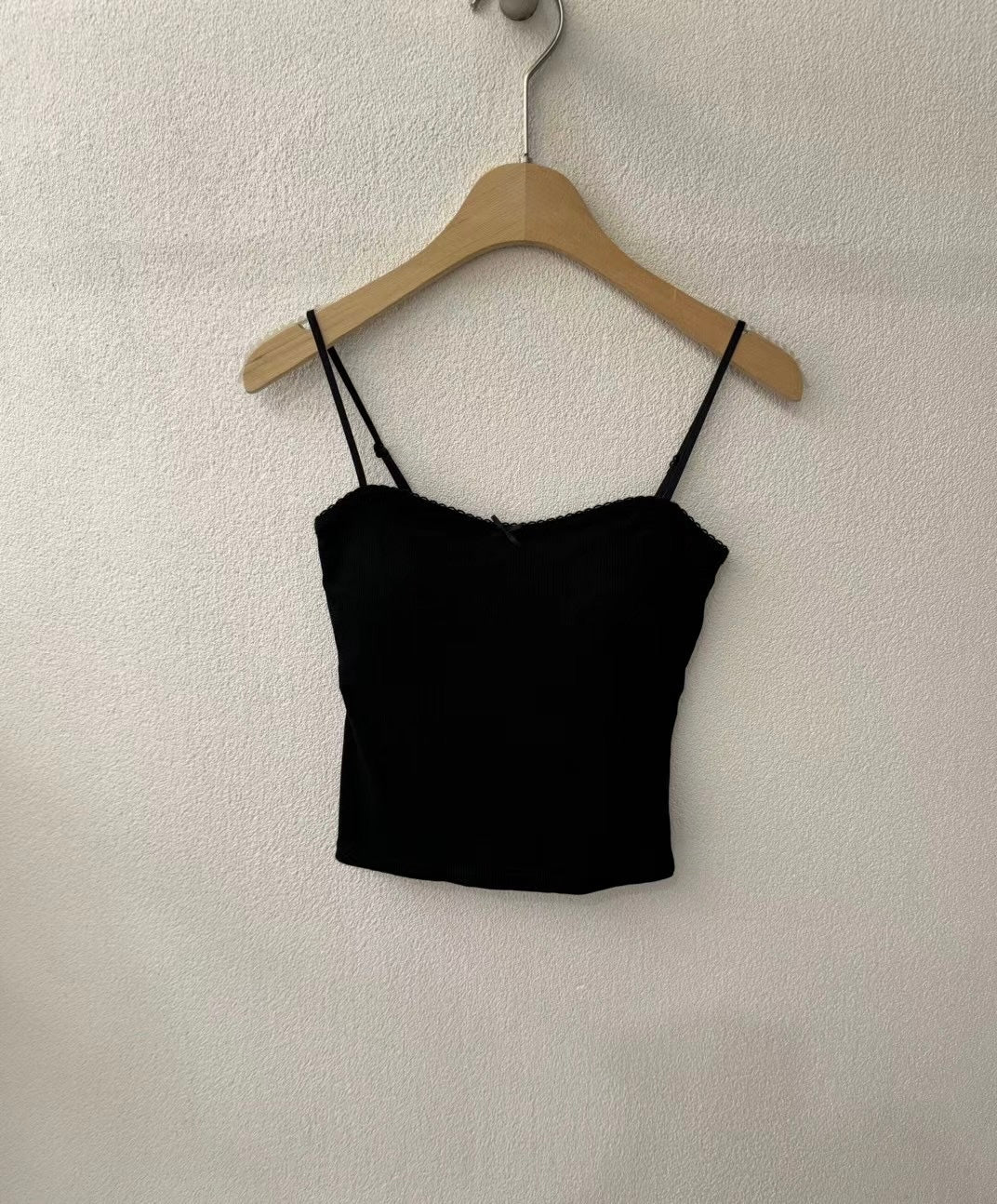 【✔️PAD｜小蝴蝶結設計】Lil Ribbon Solid Padded Bra Top