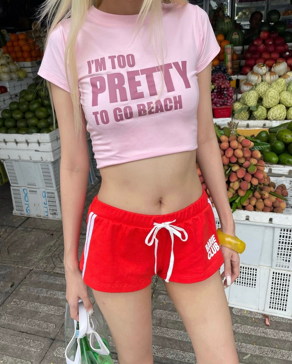 【🇻🇳越南連線】I AM TOO PRETTY Crop Top