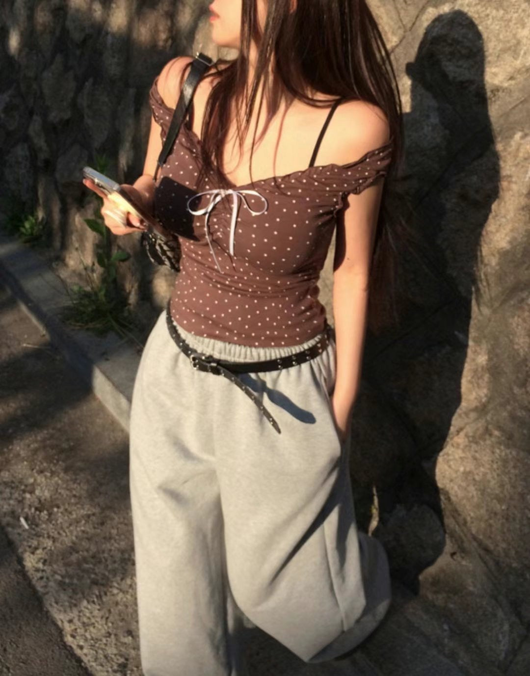 【星星露膊Top✨】Lil Ribbon Starry Off Shoulder Top