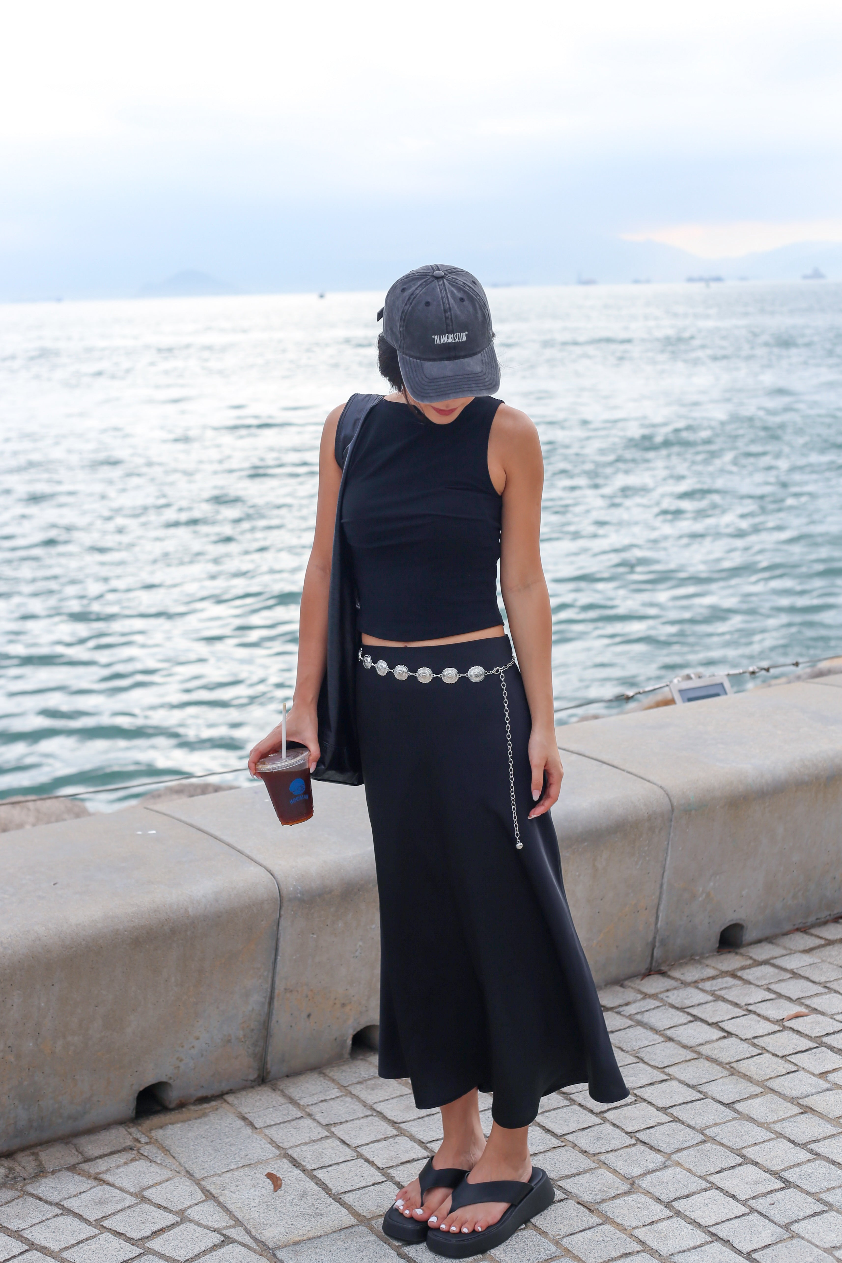 【歐美法式女孩必備Satin魚尾裙】Satin Silky Mermaid Maxi Skirt
