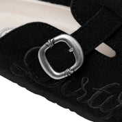 Boston Mules DirtyCoins Script Sandals