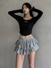 【小性感蛋糕短裙🎂】Kenia Ruffle Mini Skort