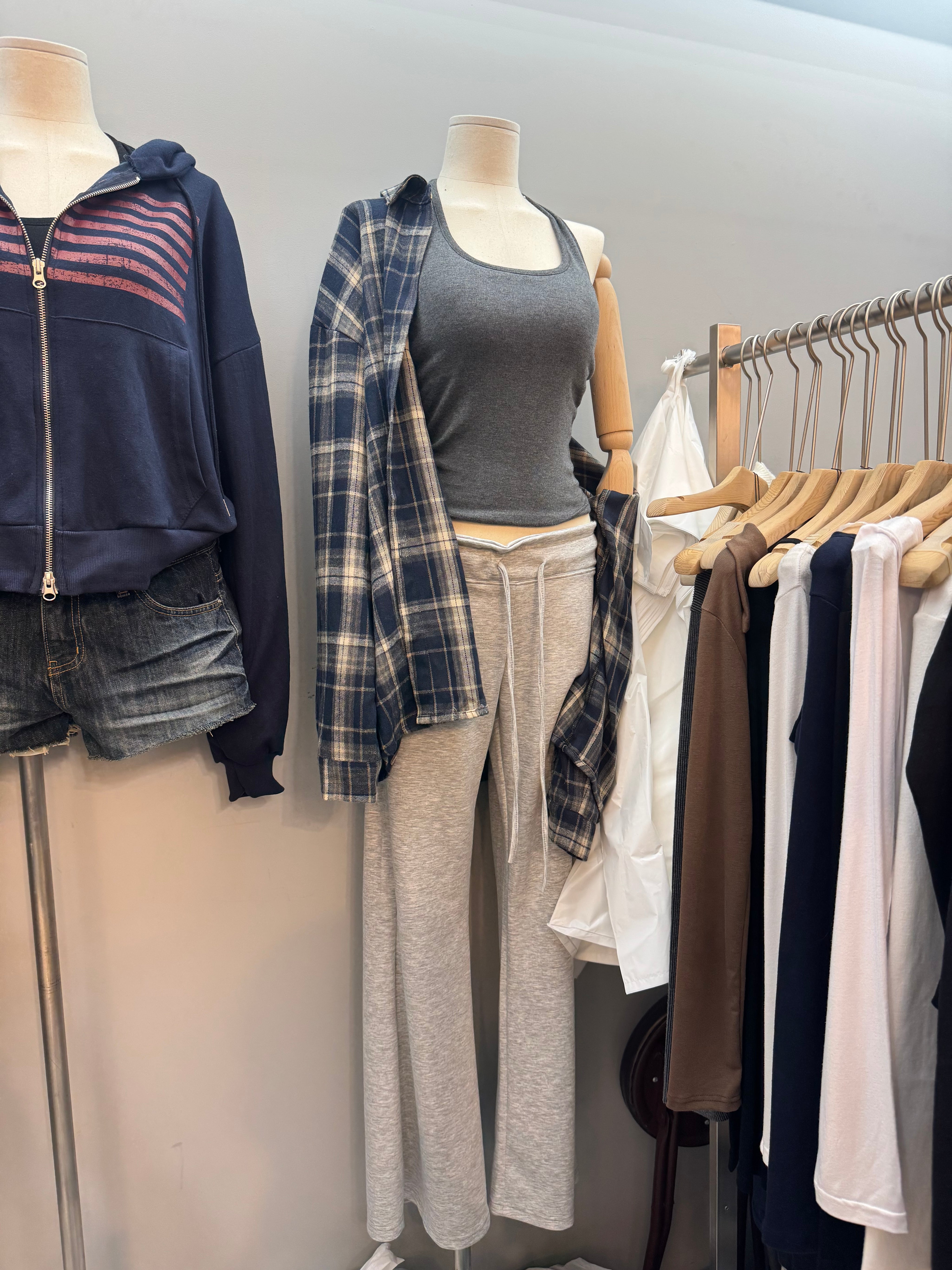 【🇰🇷韓國連線】歐美基礎低腰微喇叭休閒褲