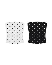 Bichan Strapless Polka dot Top