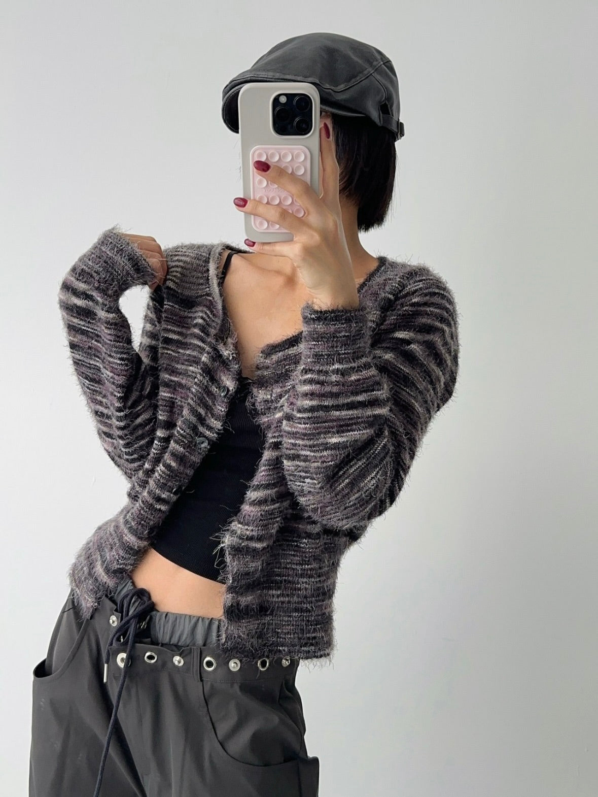 【海馬毛毛V領冷衫】Fluffy V Neck Cardigan