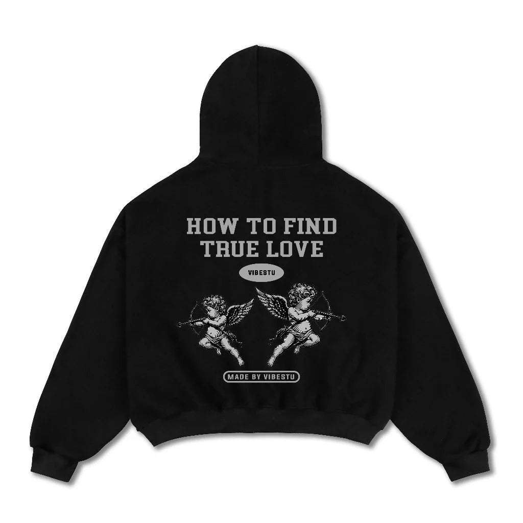 【🇻🇳越南連線】True Love 短版寬鬆雙頭拉鏈衛衣