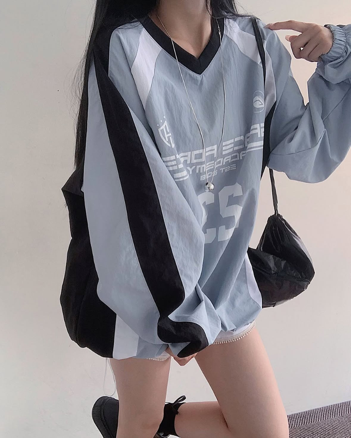 【情侶衫ok！｜4色入】Space Force Nylon Sweater