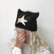 【海馬毛貓貓冷帽🐈】Starry Cat Beanie