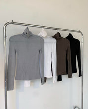 【冬天必備打底】Basic Solid Turtleneck Long Sleeve Top