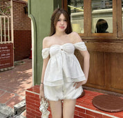 Angel Wings Off-Shoulder Top