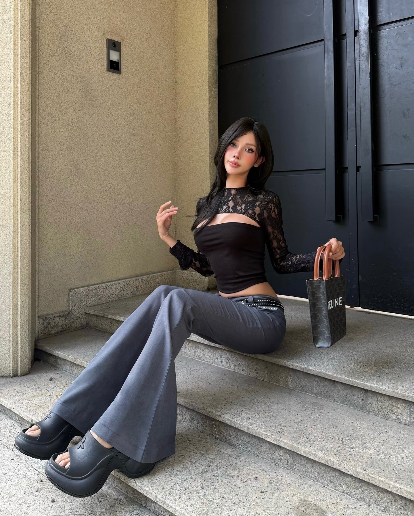LINGLING lace top