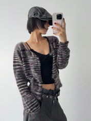 【海馬毛毛V領冷衫】Fluffy V Neck Cardigan