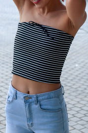 【✔️PAD｜高CP值之選】Striped Padded Tube Top