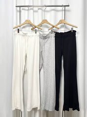 【🇰🇷韓國連線】歐美基礎低腰微喇叭休閒褲