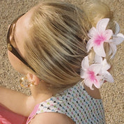 Hawaii Flower Hair Claw Clips