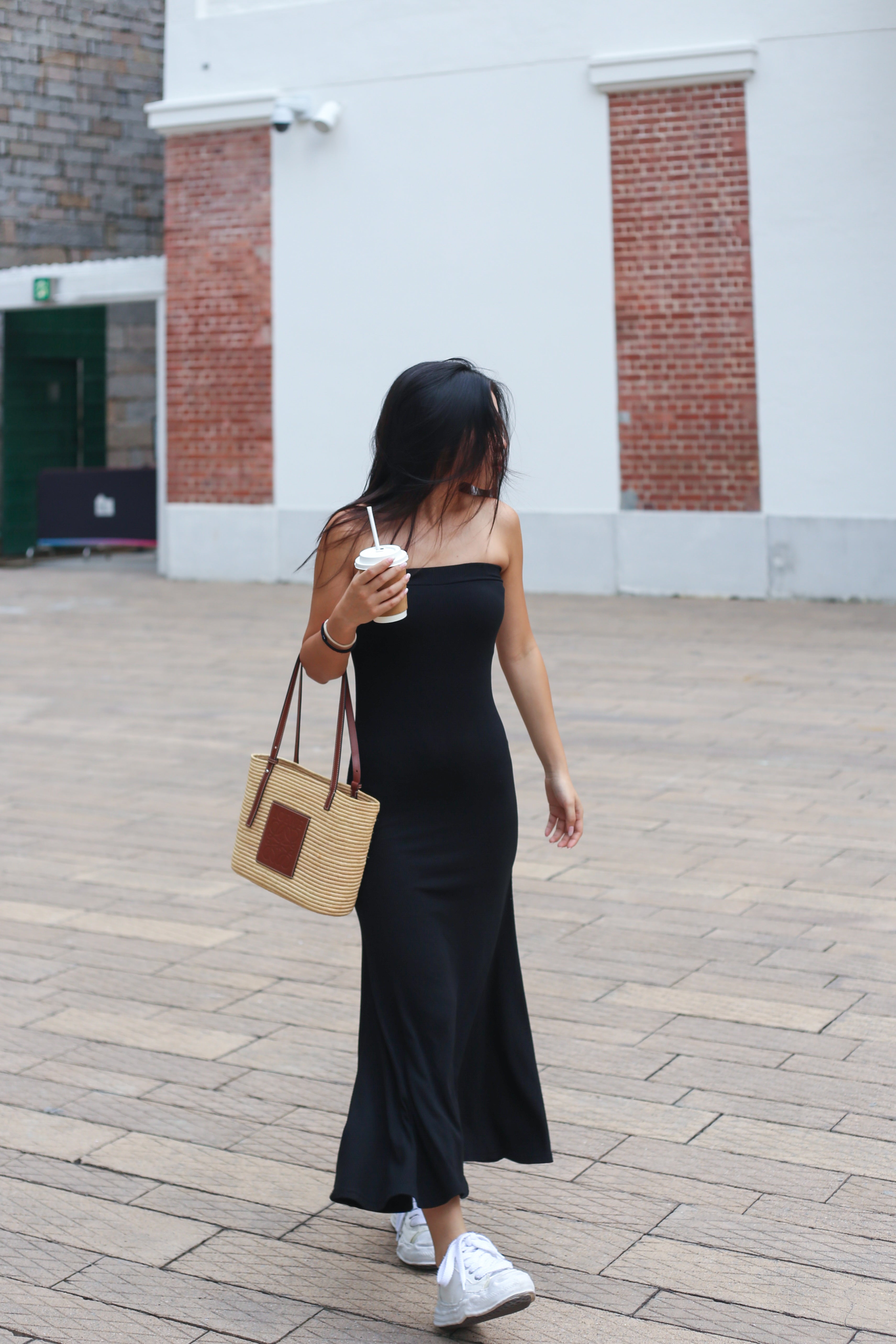 【✔️PAD｜魚尾裙設計】Basic Solid Padded Tube Mermaid Dress