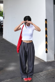 【歐美休閑感西褲🩶】Everyday Grey Suit Pants