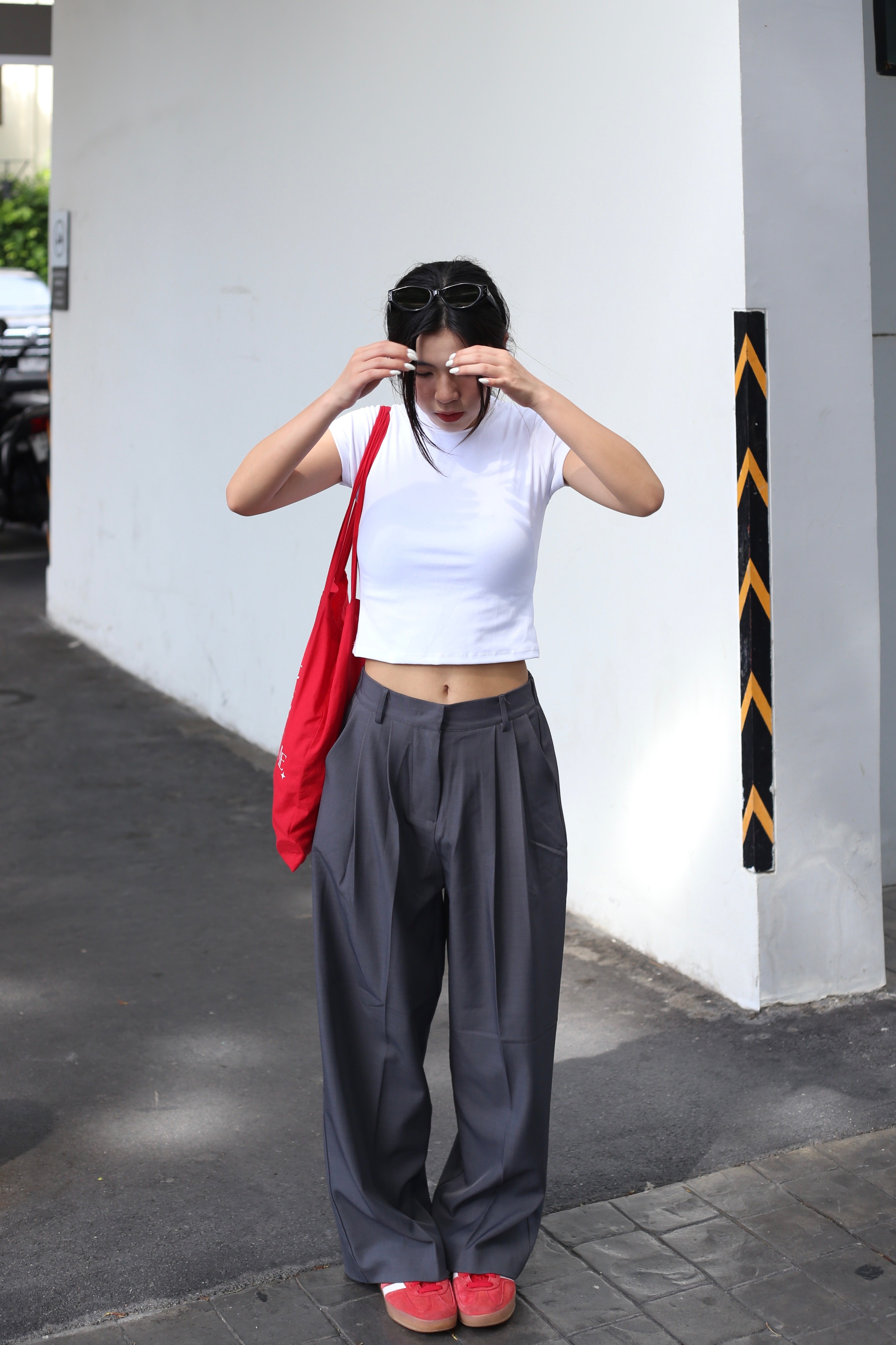 【歐美休閑感西褲🩶】Everyday Grey Suit Pants