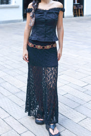 【法式復古!!氣質Lace魚尾裙】Lace Mermaid Maxi Dress