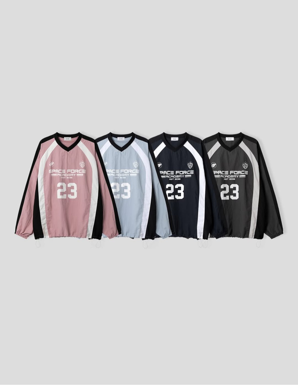 【情侶衫ok！｜4色入】Space Force Nylon Sweater