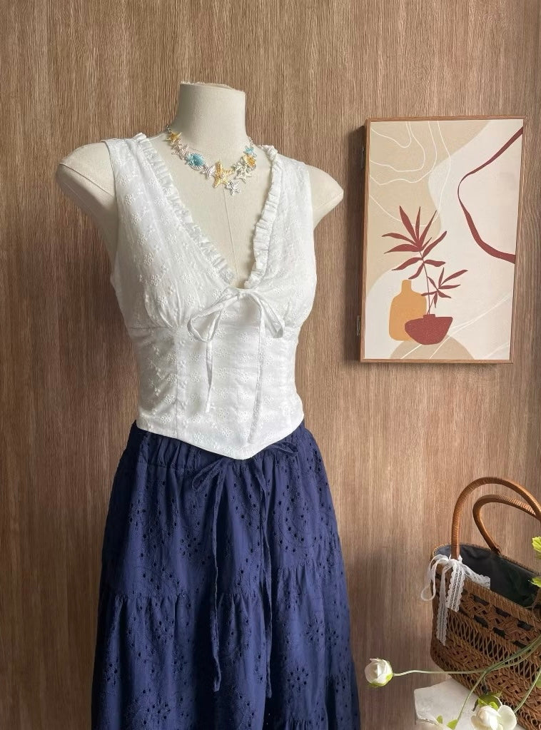 【🇻🇳越南連線】Emily V Neck Crop Top